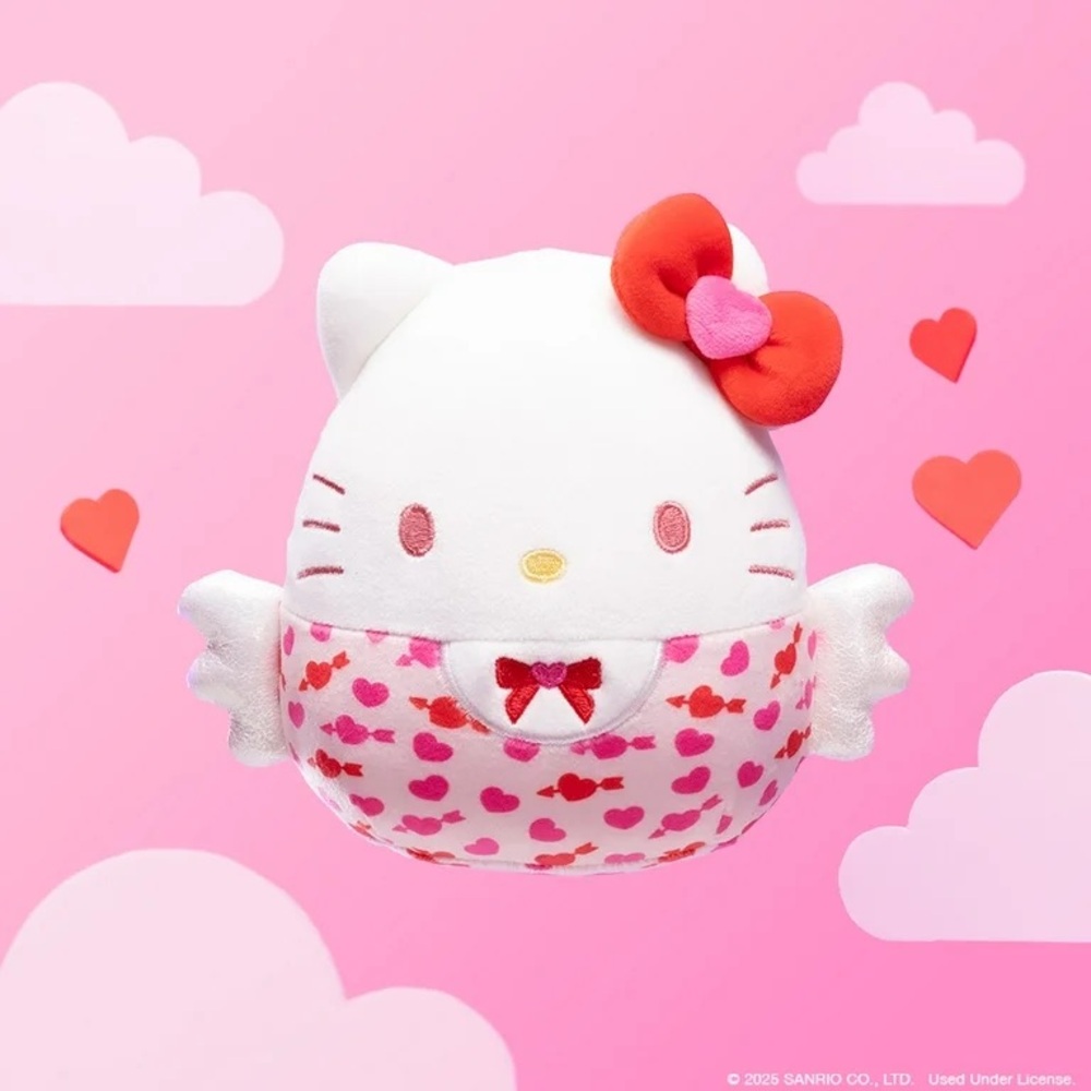 Squishmallows 5” Valentine’s Day Hello Kitty Plush Toy #2